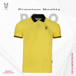 Mens polo t-shirt-Yellow