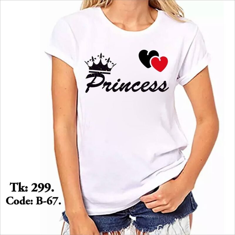 White T-shirt princess