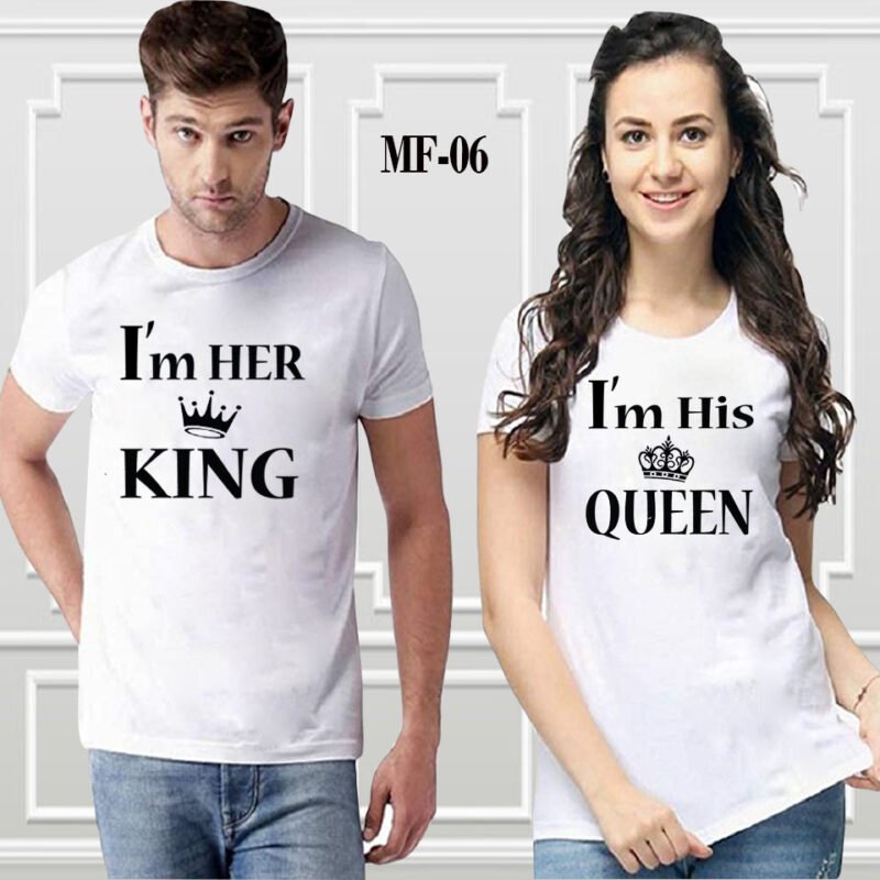 Couple T-shirt king