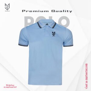 China Mash Sports Polo T-shirt - SKY BLUE