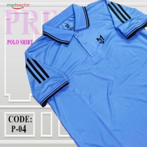 China mash polo T-shirt- Sky Blue