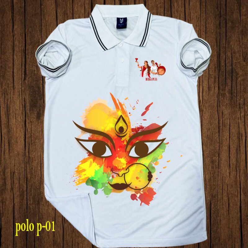 Durga Puja Classic Polo T-shirt